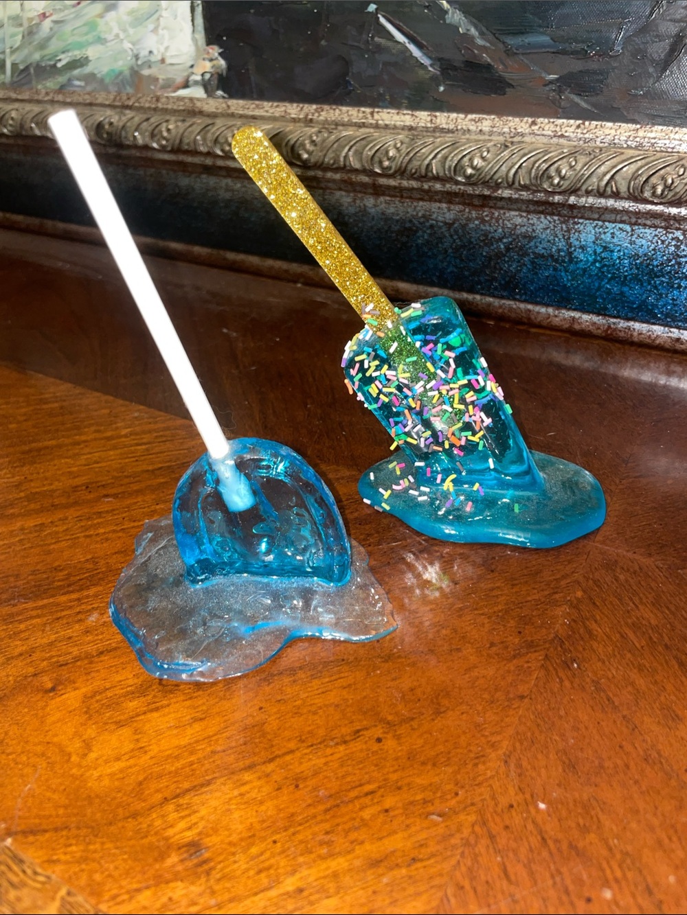 Blue Melted Lollipop Party Decorations - Home Party Supplies